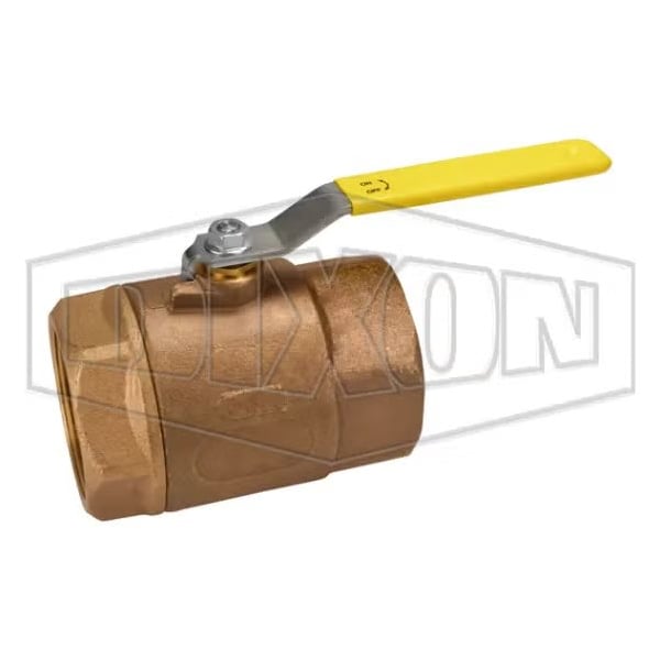 Dixon Ball Valve, 3 in Nominal, FNPT End Style, Bronze Body, Standard Port, Glass Filled RPTFE Softgoods, BBV300 - main