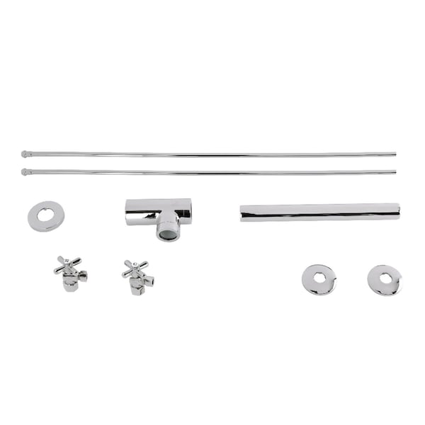 Kingston Brass Plumbing Sink Trim Kit with Bottle Trap, Polished Chrome KPK801P - main