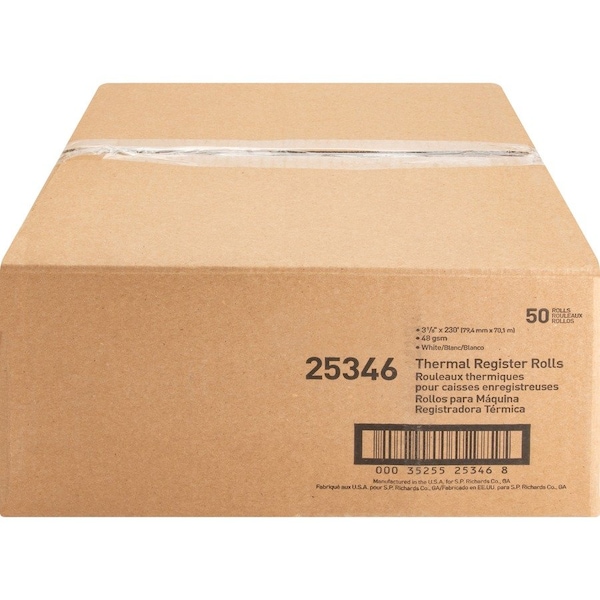 Business Source Paper Roll, 230 ft, White, PK50 BSN25346 - main