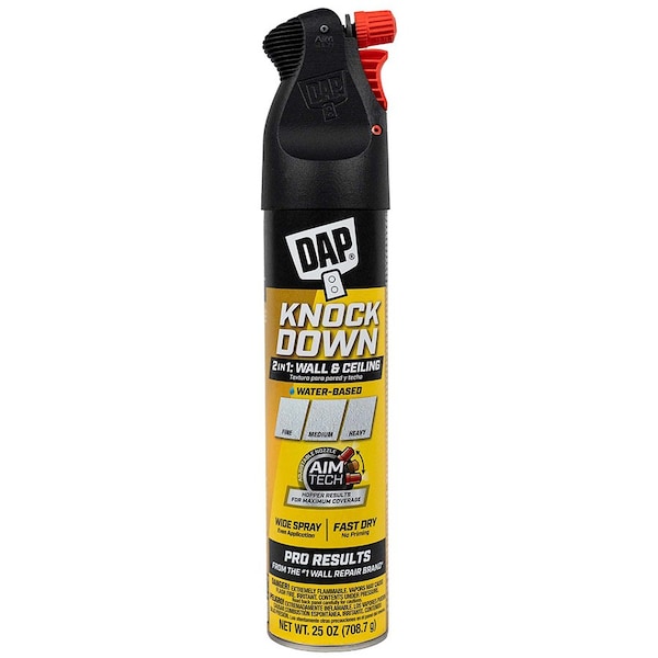 Texture Repair 25 Oz. Dap 7079850010 White 2-in-1 Water Based Wall & Ceiling Spray Texture: Knockdown 50010 - main