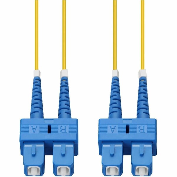 Add-On ADDON 0.5M SC TO SC YELLOW OS2 DUPLEX OFNR (RISER-RATED) SMF FIBER PATCH CABLE ADD-SC-SC-0-5M9SMF - main