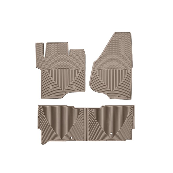 Weathertech Tan, Front and Rear All Weather Floor Mats WTFT203206 - main