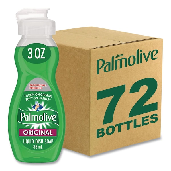 Palmolive Dishwashing Liquid, Original Scent, 3oz Bottle, PK72 01417 - main