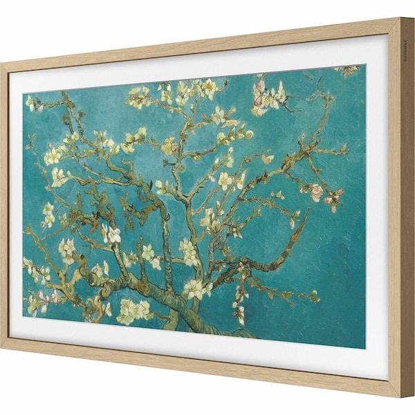Samsung 2023 32-in. The Frame TV Customizable Bezel - Modern Teak VG-SCFC32TKBZA - main