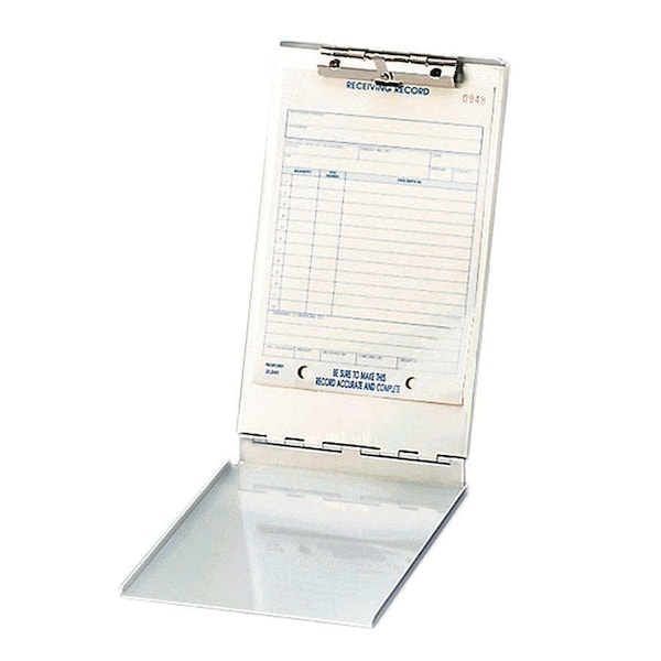 Zoro Select 5-1/2"x 8-1/2" Storage Clipboard 3/8", Silver 10007 - main