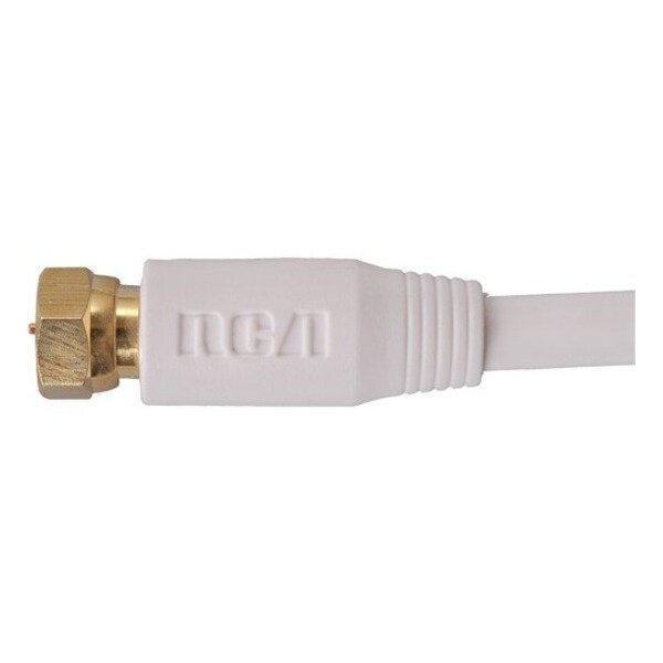 Audiovox 12-Ft. White RG6 Coaxial Cable With F Connectors VH612WHR - main