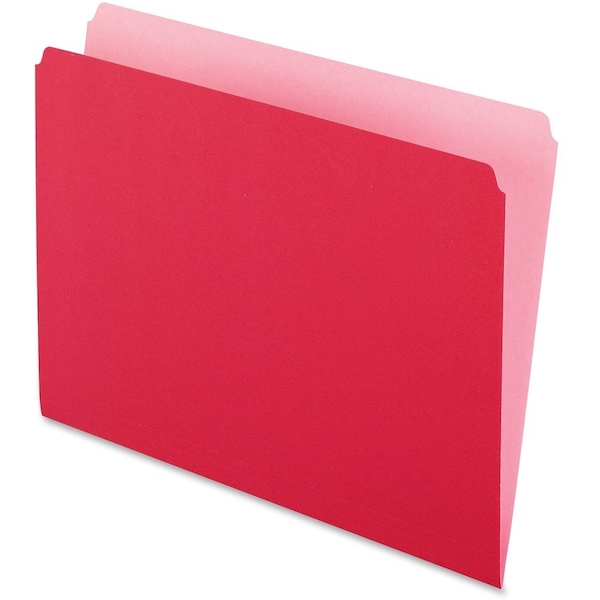 Pendaflex FOLDER, LTR, STRT, SGL, 11PT, RD, 100PK 152RED - main