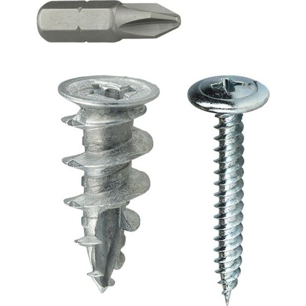 Dottie Screw Anchor, 1-1/2" L, Zamac Alloy WDK8WT - main