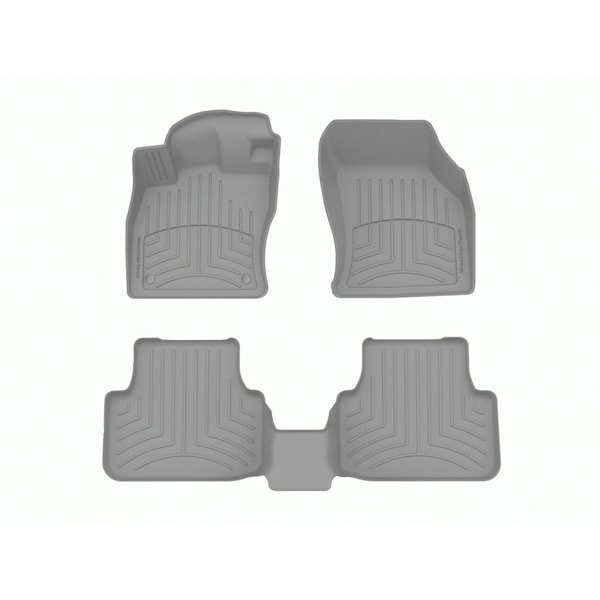 Weathertech Grey, Front and Rear FloorLiner HP 461317-1-2IM - main