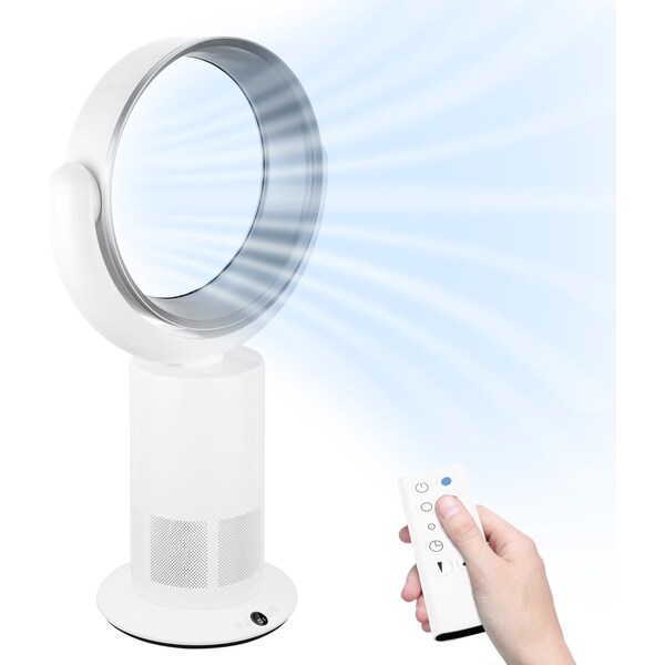 Simple Deluxe 27 Inch Bladeless Tower Fan with Remove, Cooling Fan for Indoor Use, Oscillating Fan for Home Bedro HIFANXBLALES27WS01 - main