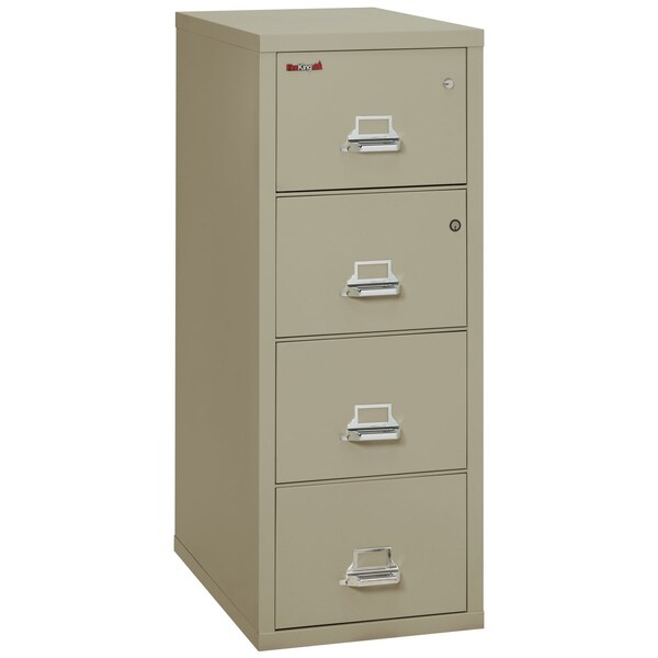 Fireking 4 Drawer, 1 Hr Fire Rated, Vertical, 31" Legal, Safe-In-A-File Pewter 4-2131-CPESF - main