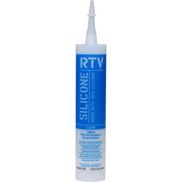 Krylon White Lightning Contractor RTV Silicone Sealant Clear WL099110C - main