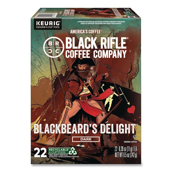 Black Rifle Coffee Co Blackbeard's Delight Coffee K-Cups, 22PK 5000384804 - main