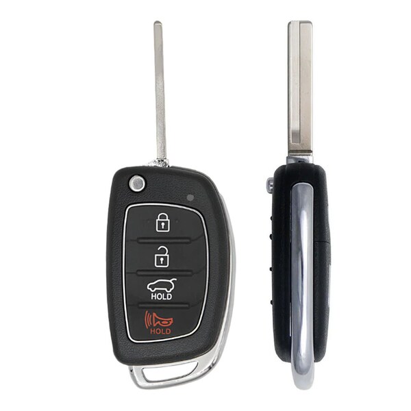 Aks Keys 2017 - 2018 Hyundai Santa Fe Flip Key Fob 4B FCC# TQ8-RKE-4F31 RC-HYUNDAI-40C - main