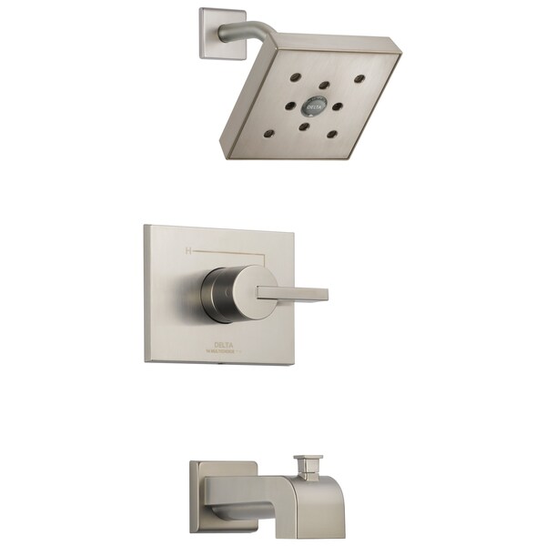 Delta Vero Monitor 14 Series H2Okinetic Tub & Shower Trim In Stainless T14453-SSH2O - main