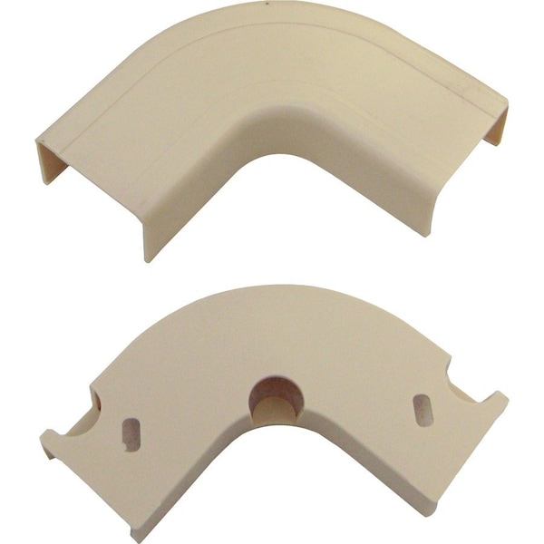 Cable Wholesale 90 Deg Flat Elbow Raceway, FWT Series, Ivory 31R1-001IV - main