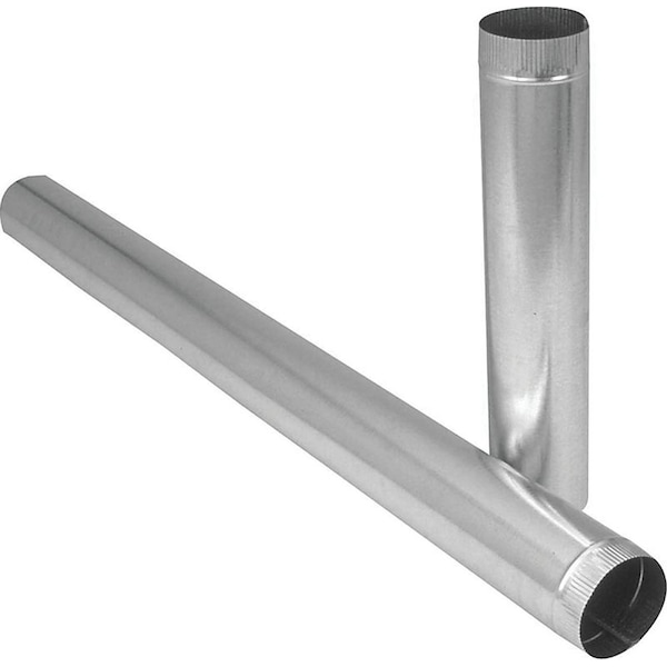 Imperial GV0412 Round Pipe, 8 in Dia, 60 in L, 28 ga Gauge, Steel GV0412-C - main