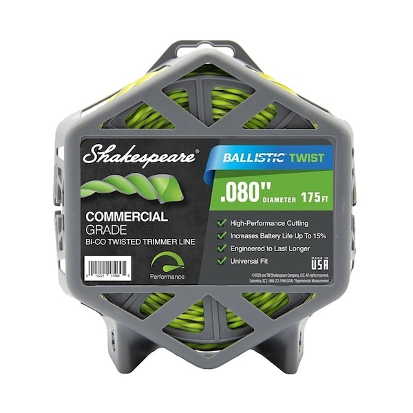 Shakespeare Ballistic Trimmer Twist Line, 008 in Dia, 175 ft L 17243 - main