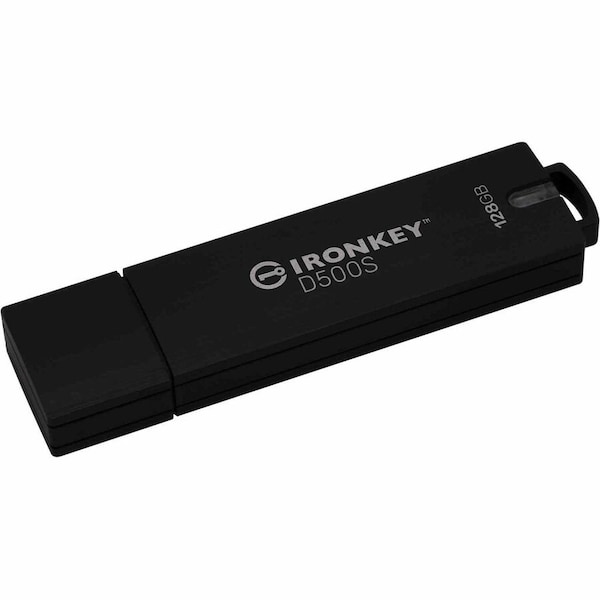 Kingston 128GB IRONKEY D500S FIPS 140-3 LVL 3 (PENDING) AES-256 IKD500S/128GB - main