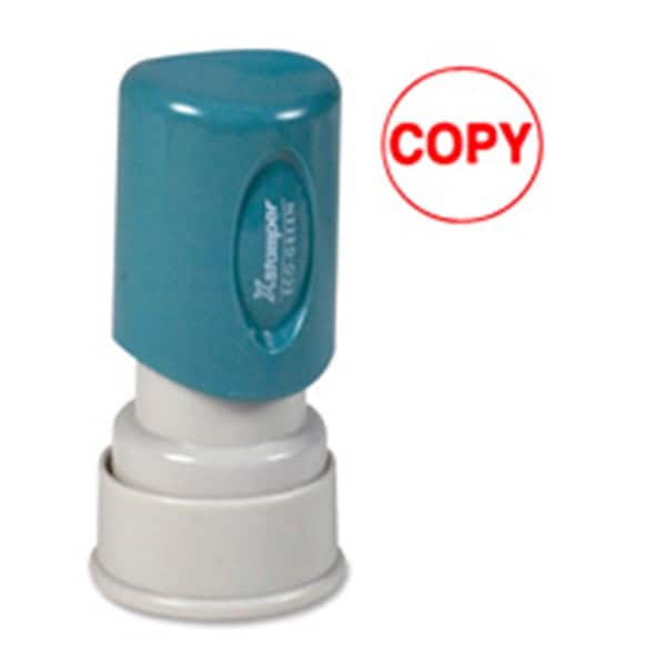 Shachihata Specialty Stamp PreInked Copy Ink Stamp .63 in. RD XST11407 - main