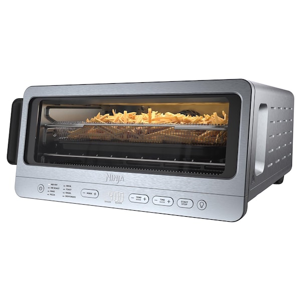 Ninja Metal Black/Silver Toaster Oven w/Air Fry 8 in. H X 17 in. W X 16 in. D SP151 - main