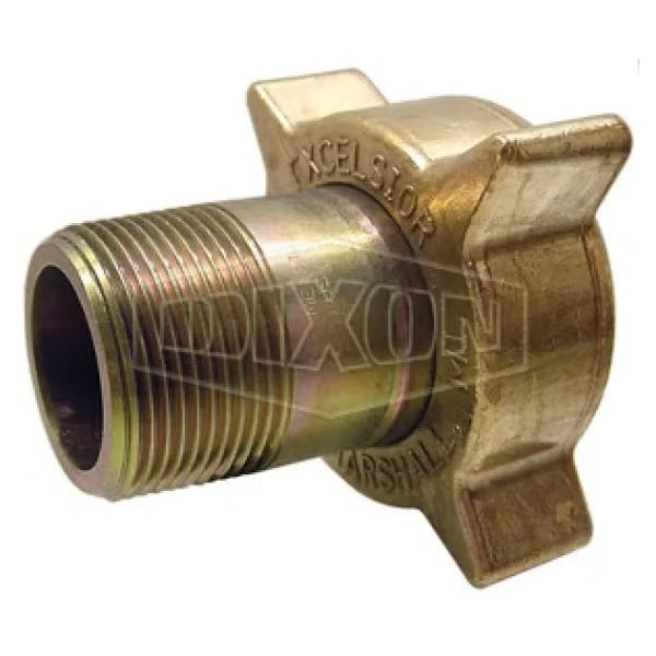 Dixon Filler Coupling, 2-1/4 x 1-1/4 in, Female ACME x MNPT, Brass, Domestic ME120S - main