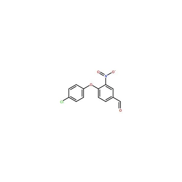Ak Scientific 4-(4-Chlorophenoxy)-3-nitrobenzenecarbaldehyde (1g), CAS 320416-35-1 0115AE-1g - main