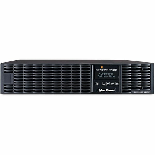 Cyberpower UPS System, Online Double Conversion, Out: 100 V AC, 110 V AC, 115 V AC, 120 V AC, 125 V AC OL3000RTXL2UN - main
