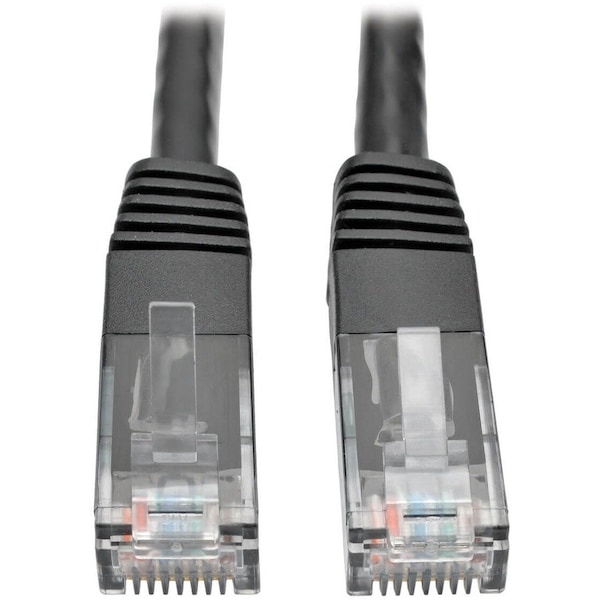 Eaton Tripp Lite Series Cat6 Gigabit Molded UTP Ethernet Cable RJ45 M/M, PoE, Black, 6 ft. 1.83 m N200-006-BK - main