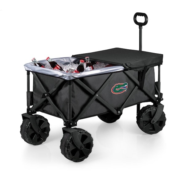 Picnic Time Family Of Brands NCAA Florida Gators Adventure Wagon Elite All-Terrain Folding Beach Wagon 741-85-679-164-0 - main