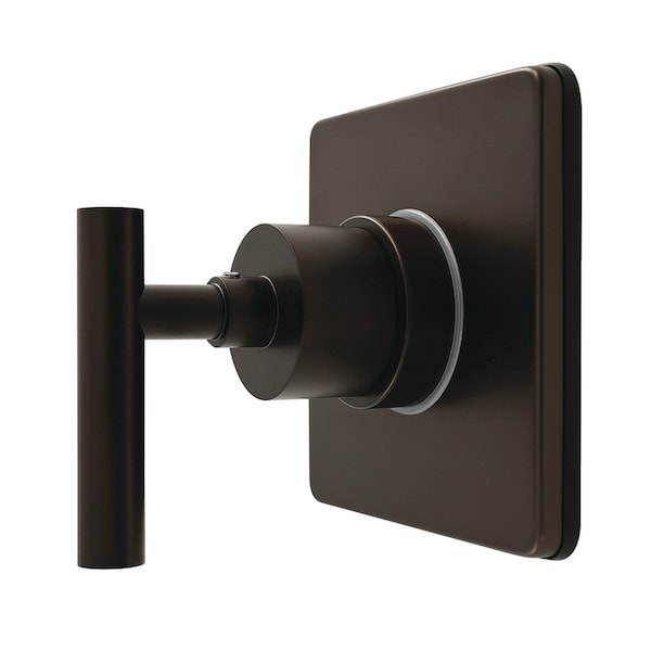 Kingston Brass Single-Handle Six-Way Diverter Valve with Square Trim Kit, Oil Rubbed Bronze KS4045CML - main