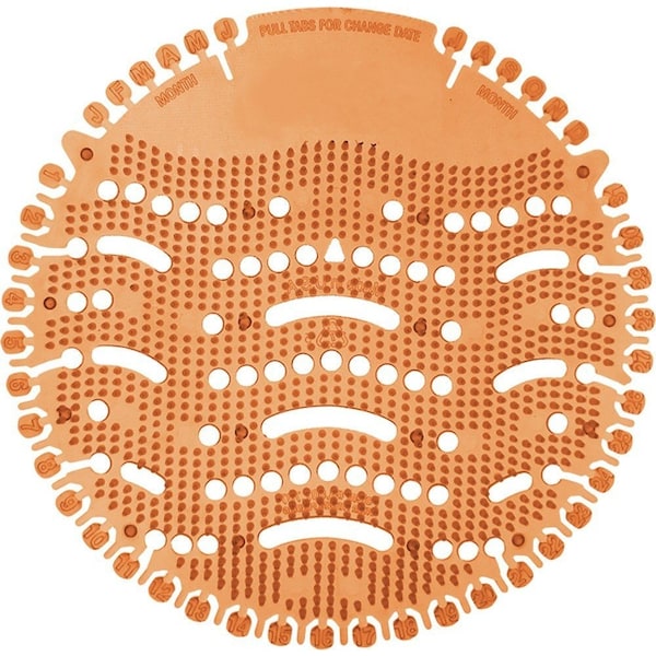 Hospeco UltraAir Deodorizing Urinal Screen, Tango Mango - Box of 10 ULTRA-TM - main
