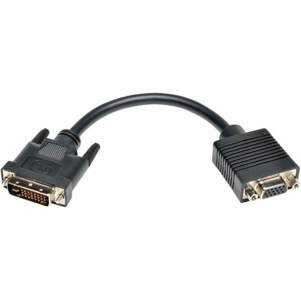 Tripp Lite DVI to VGA Adapter, DVI-I, HD15 M/F, 8" P120-08N - main