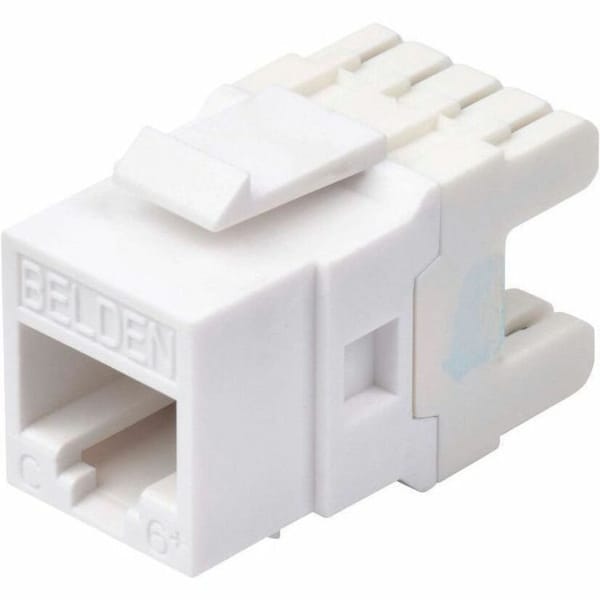 Belden 1-PORT MOD JACK 8W8P UTP, T568A/B CAT6 IP5 KEYCONNECT, BLACK AX101321 - main