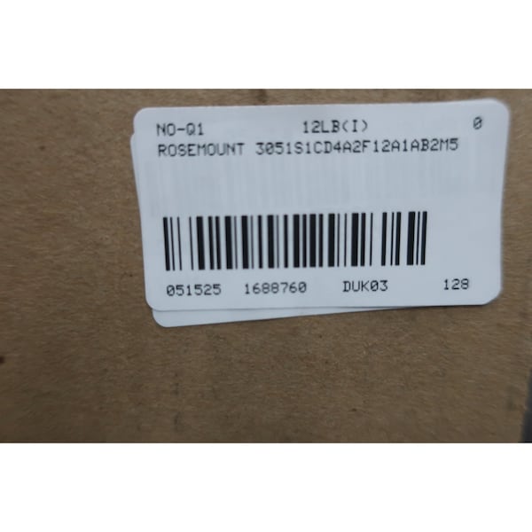 Rosemount PRESSURE TRANSMITTER 0-300PSI 10.5-42.4V-DC 3051S1CD4A2F12A1AB2M5 - main