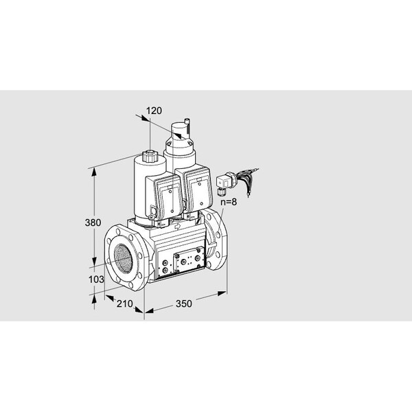 Honeywell Kromschroder VCS8100F05NLWSRE/PPPP/PPPP KS88203704 - main