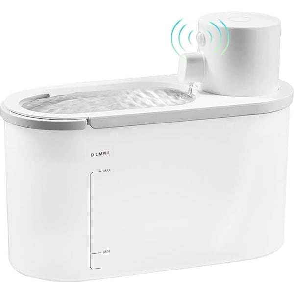 Boqii Automatic Cat Water Fountain, Boqii 68oz/2L Visible Water Level Cat Water Dispenser, Automatic Therma PT05FOUN68OZ02W - main