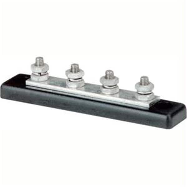 Livewire Blue Sea MiniBus 100 Ampere Common BusBar 4 x 10-32 Stud Terminal LI734770 - main