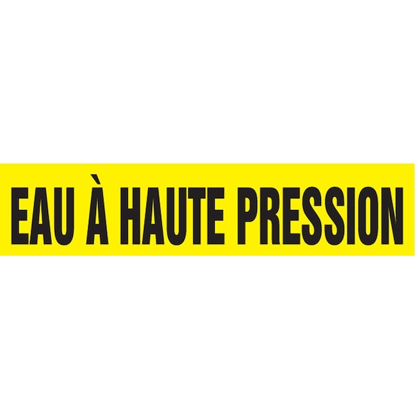 Accuform FRENCH PIPE MARKER EAU HAUTE CRPK415STC - main