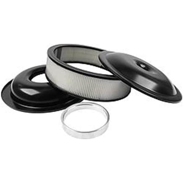Allstar Performance 14 in. Lightweight Air Cleaner Kit 3 in. Paper Element, Black ALL25911 - main