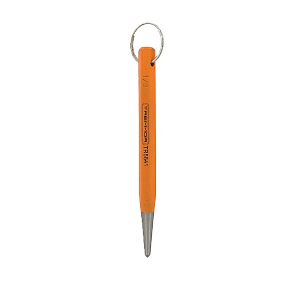 Tremmor Center Punch 1/8in, 4 1/4in Length, Lanyard Ring TR5641 - main