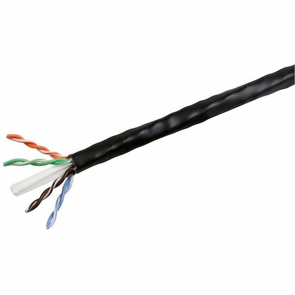 Monoprice CAT6 CMP BULK CABLE - UL 1000FT_ BLACK_ UTP_ SOLID_ 23AWG_ 550MHZ_ P 44491 - main