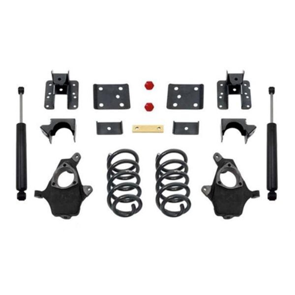 Superjock 3 & 5 in. Lowering Kit Shocks for 2014-16 GM Sierra 1500 SU3629072 - main