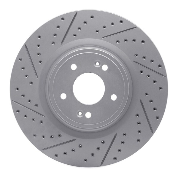 Dynamic Friction Co DFC Geoperformance Rotor - Drilled and Slotted 830-21038R - main