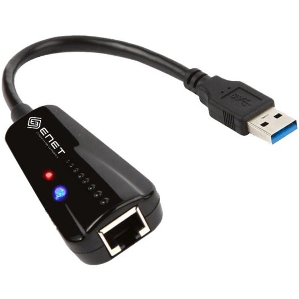 Enet Gigabit Ethernet Card - USB 3.0 - 1 Port(s) - 1 - Twisted Pair - 1000Base-T - Portable AD-USB3-GRJ45 - main