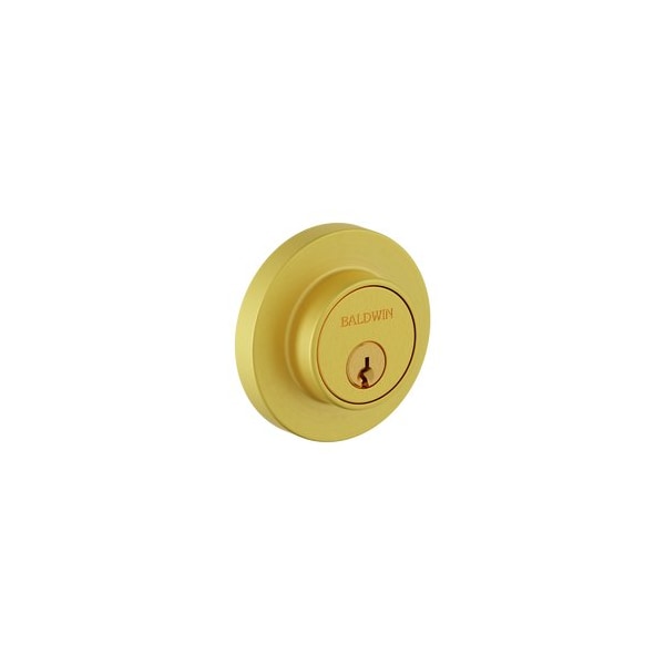 Baldwin Proximity Deadbolts Single Cylinder Lifetime Satin Brass 8244LL044WBT - main