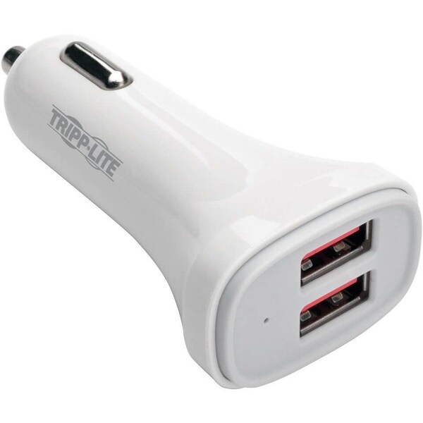 Tripp Lite Eaton Tripp Lite Series Dual-Port USB Car Charger for Tablets and Cell Phones, 5V 4.8A (24W) U280-C02-S2 - main