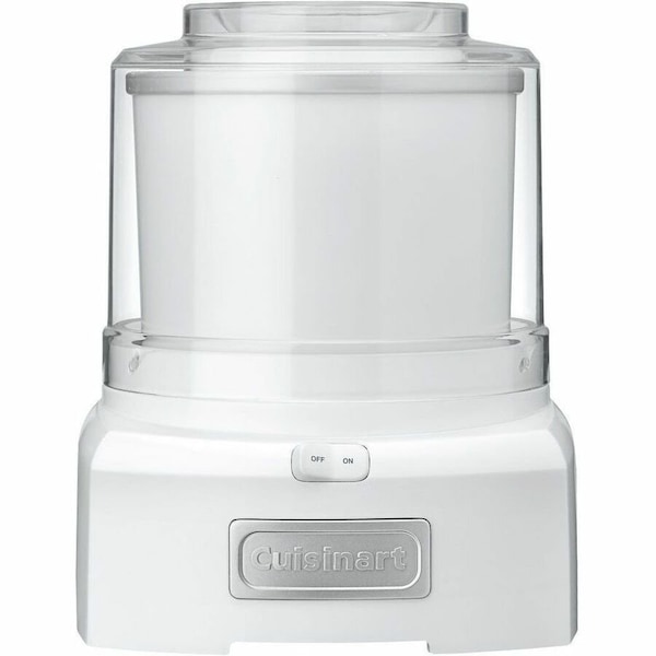 Cuisinart ICE21 Frozen Yogurt, 112 qt, 120 W, Plastic Housing Material, White ICE-21P1 - main