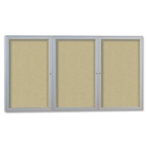 Ghent Enclosed Outdoor Bulletin Board 72x48", Vinyl PA34872VX-181 - main