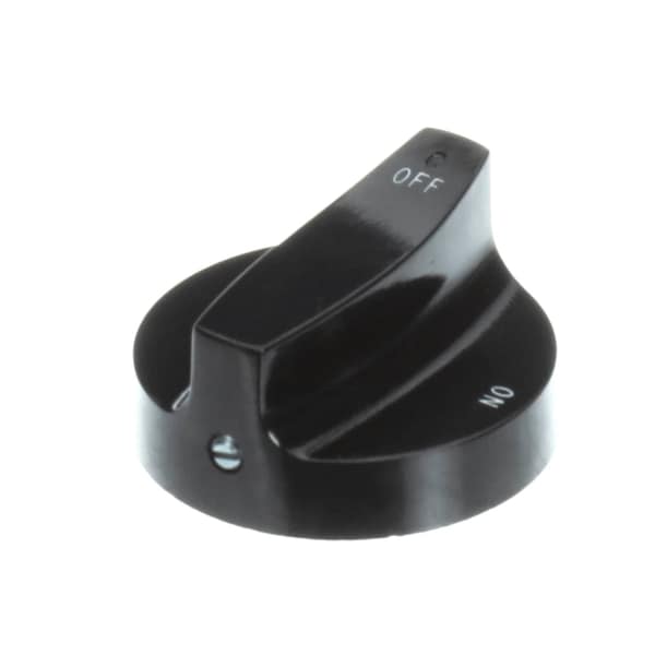 Quest Metal Works Knob, Plastic, Black 23-KNOBQGR - main